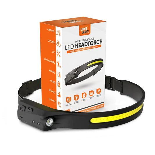 LUXMINA360 – Linterna LED de Cabeza Recargable
